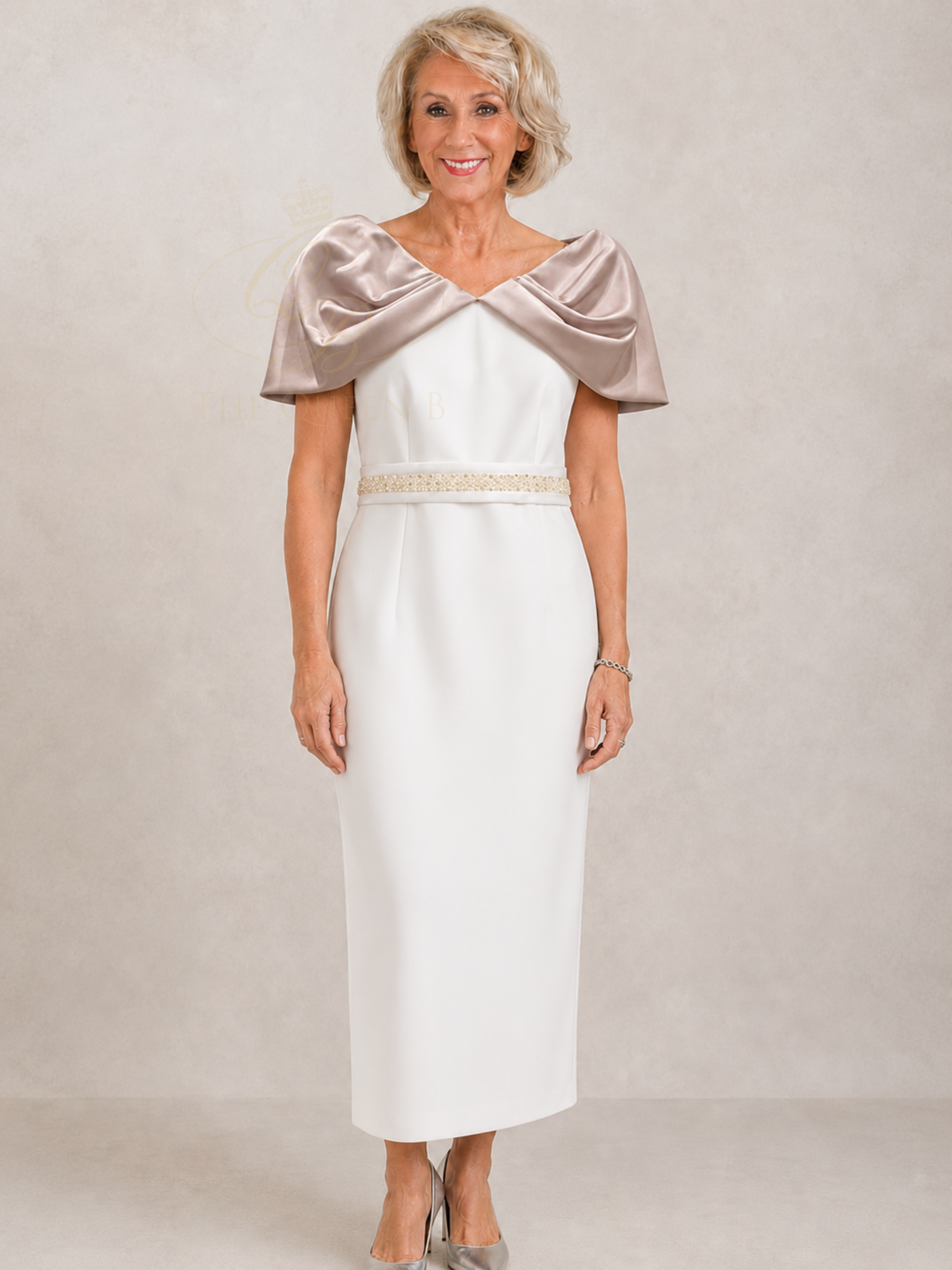 Anoola D475 Ivory Dress