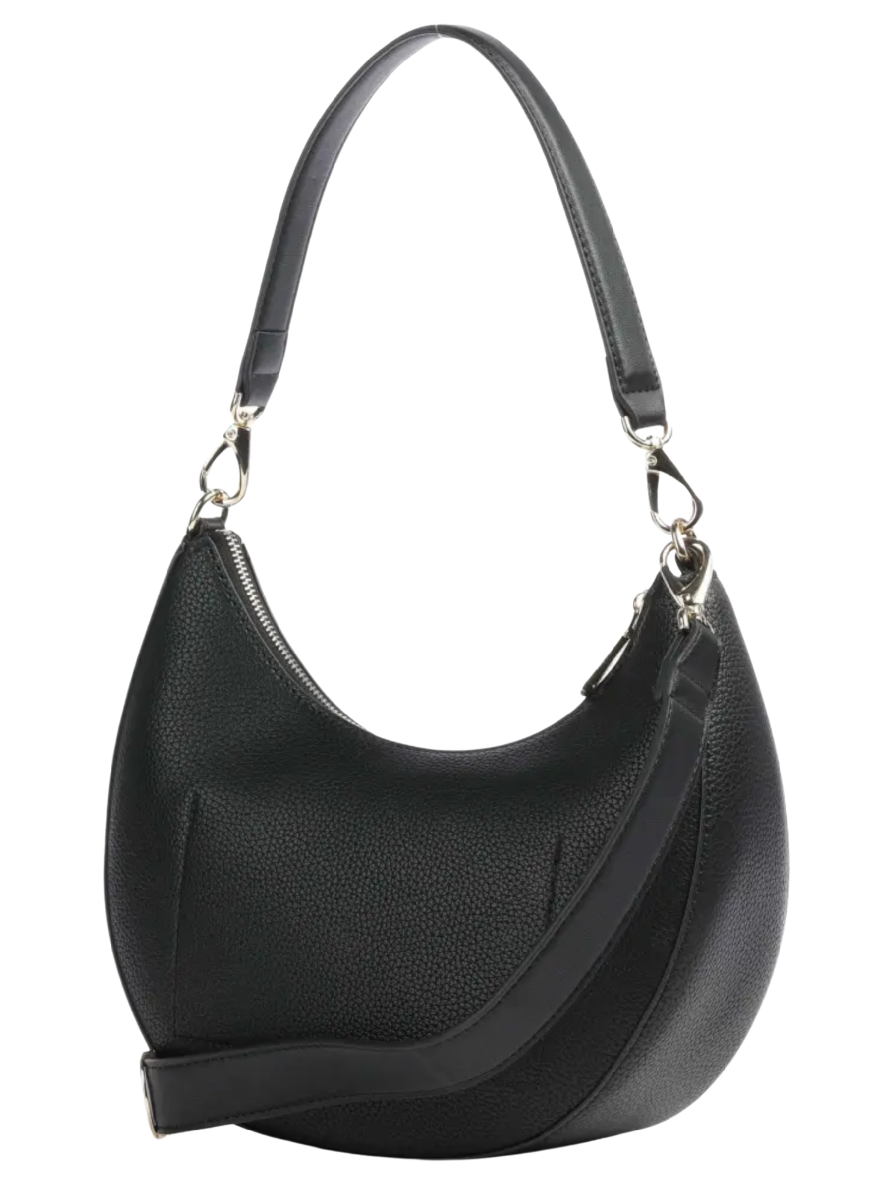 Valentino Alexia hobo bag designer shoulder bag with detachable Valentino logo strap and curved silhouette.