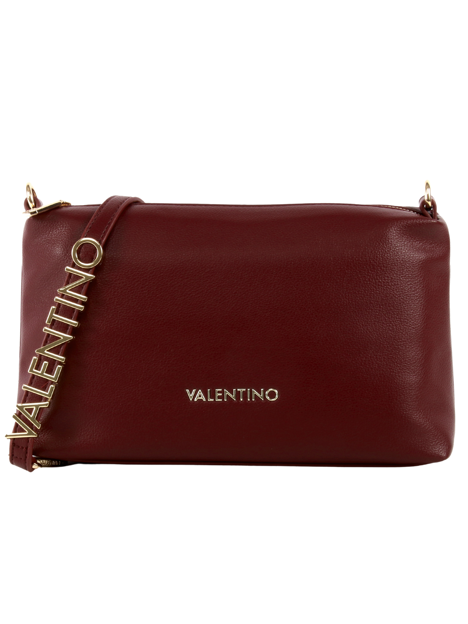 Valentino Barn Hobo Bag with a soft hobo silhouette, zip-top closure and statement strap detail