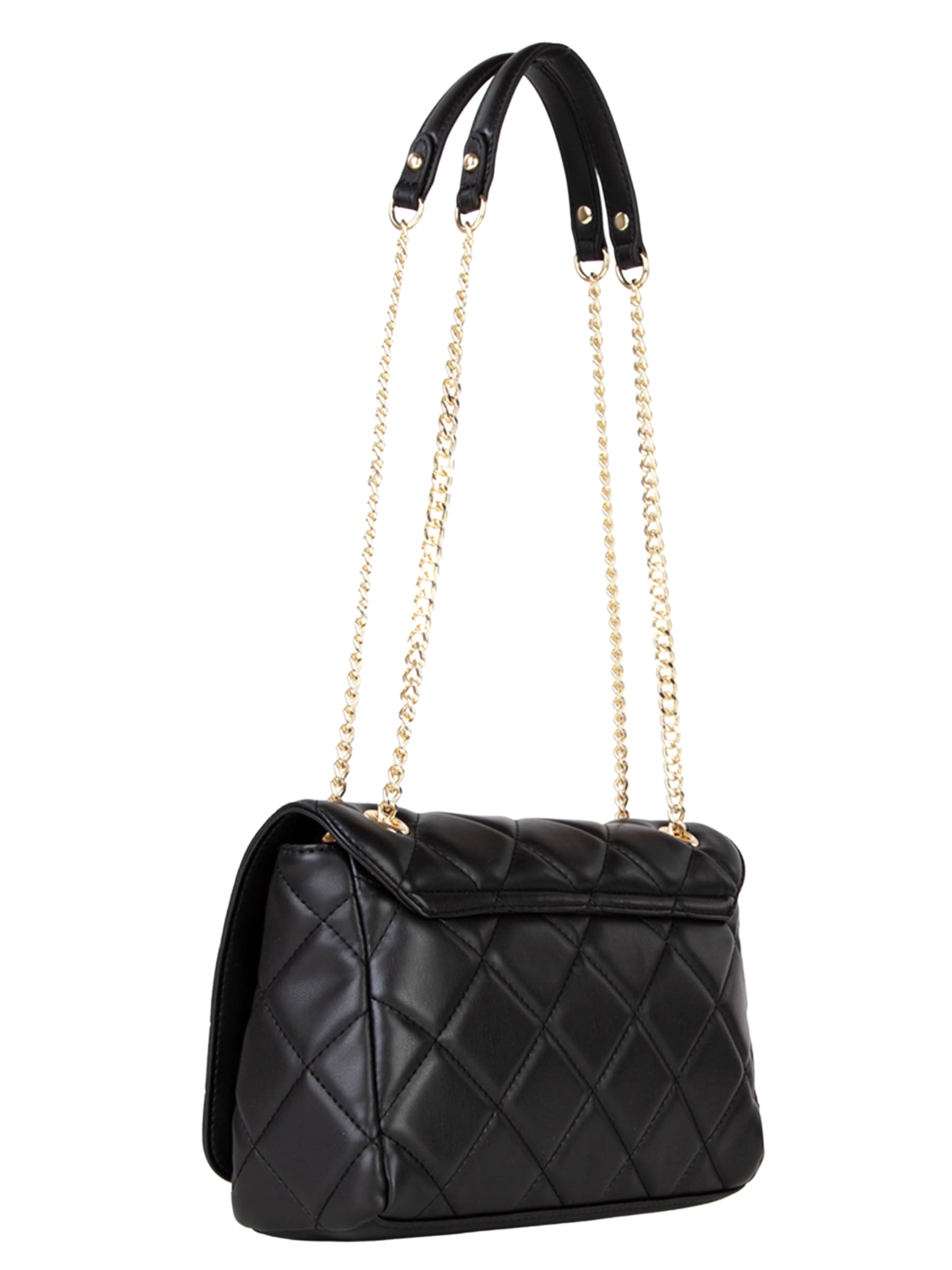 Valentino Ocarina Flap Bag with quilted finish, chain shoulder strap, flap closure and zipped inner compartment