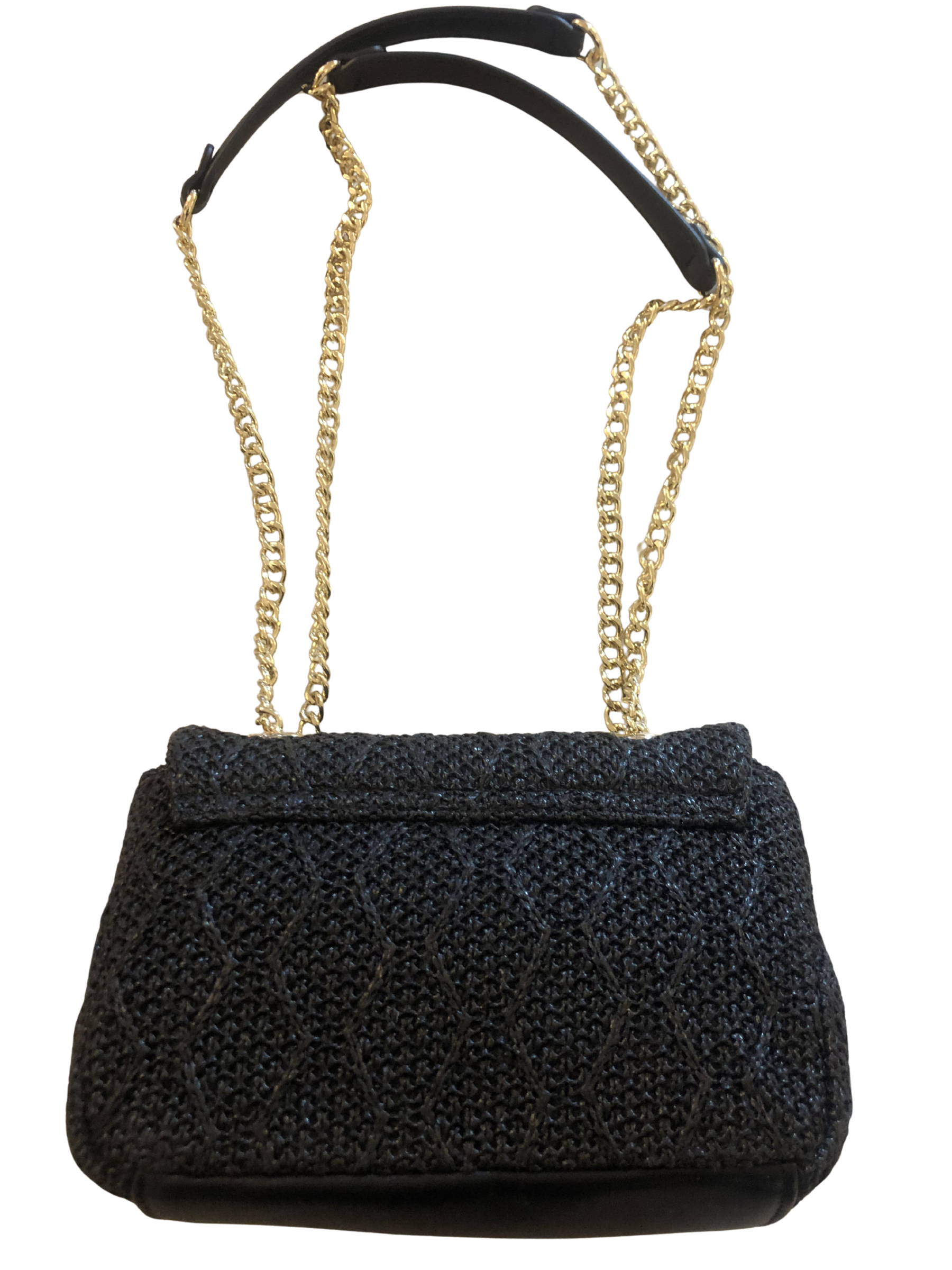 Valentino Ocarina Summer flap bag designer shoulder bag with chain strap and Valentino logo plaque.