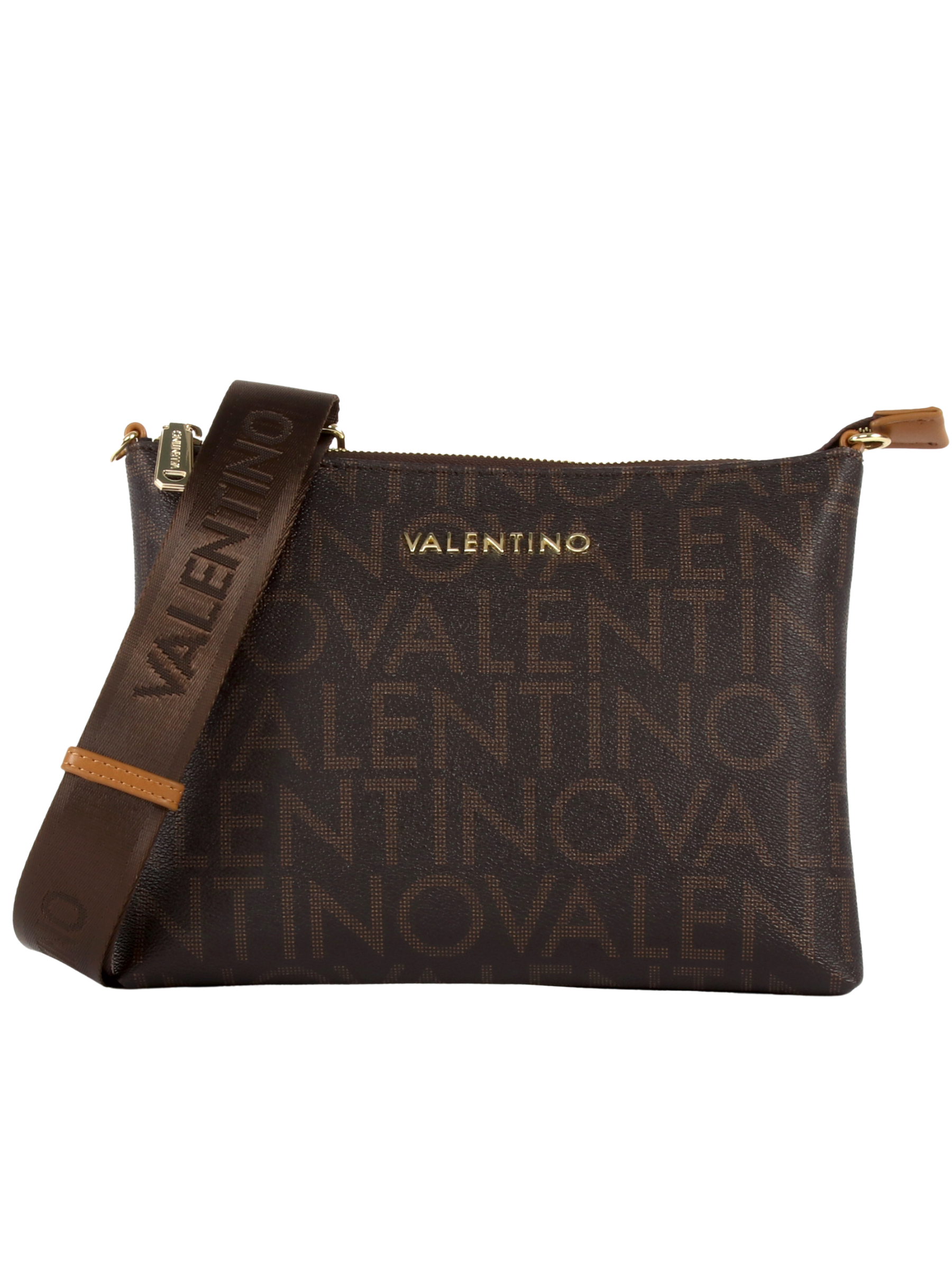 Valentino Regina Re Shopping Bag with all-over logo design, detachable branded strap and zip-top closure