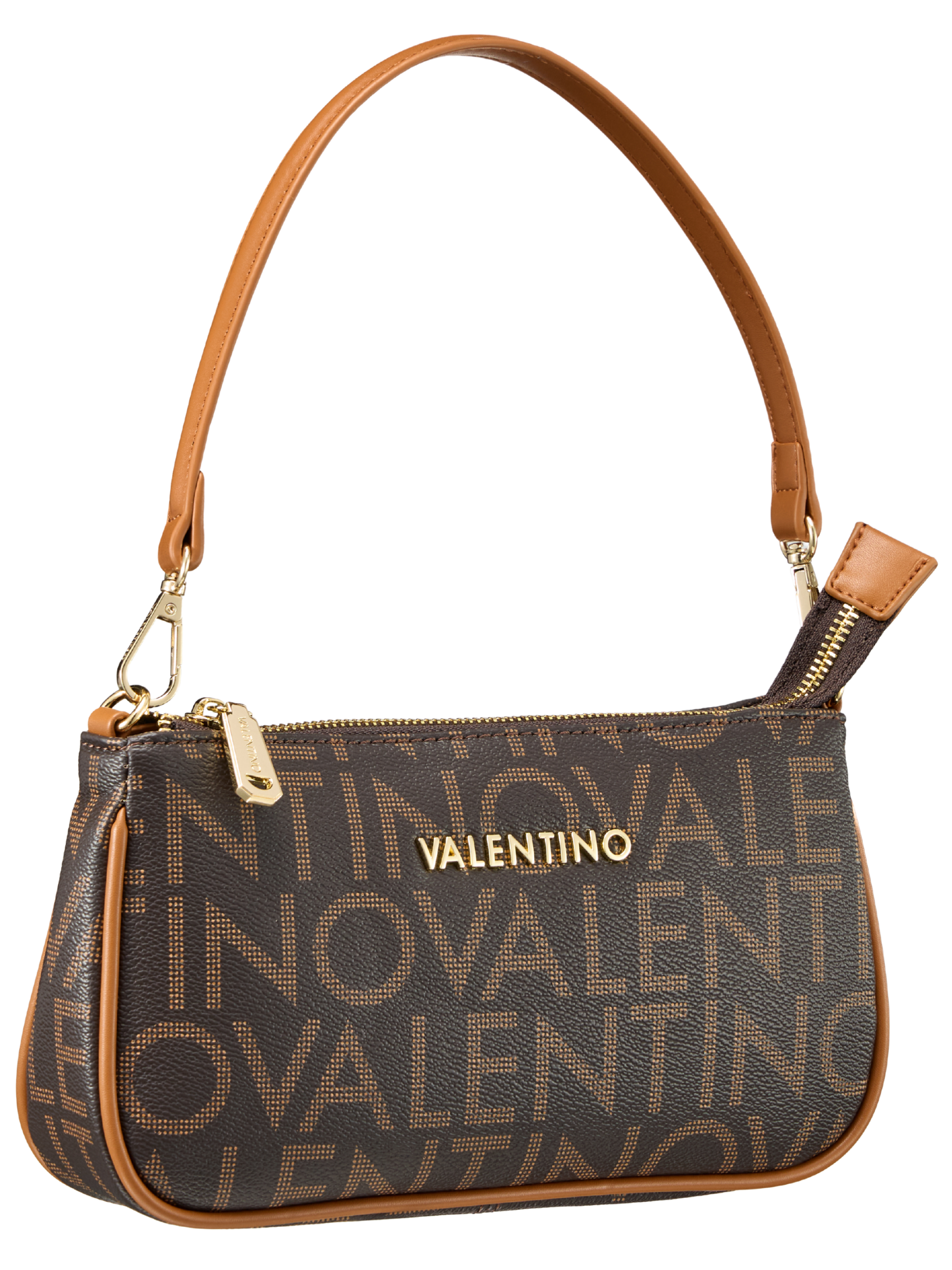 Valentino Regina Re Shoulder Bag structured logo print shoulder bag with adjustable strap