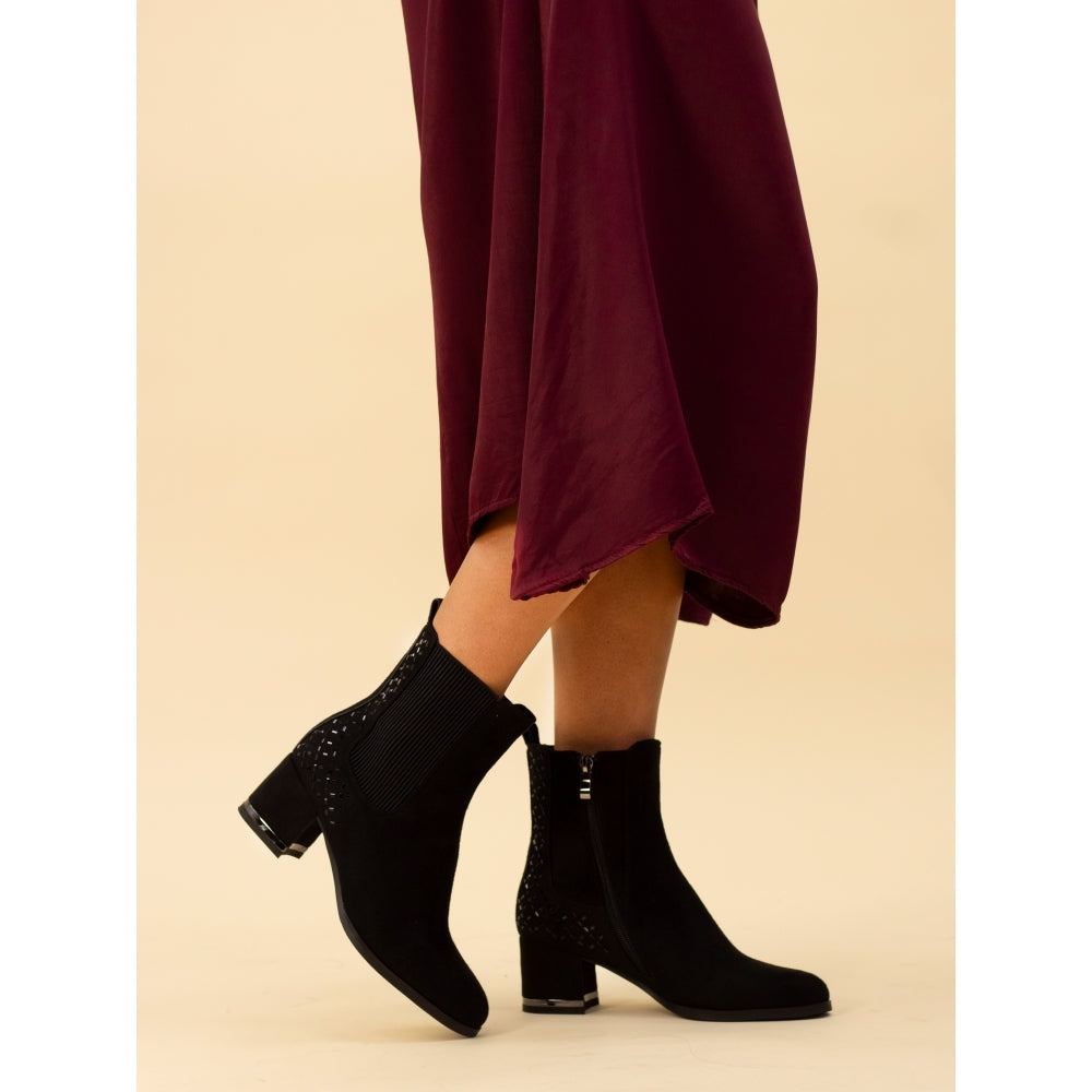LUNAR - AURORA BLACK ANKLE BOOT