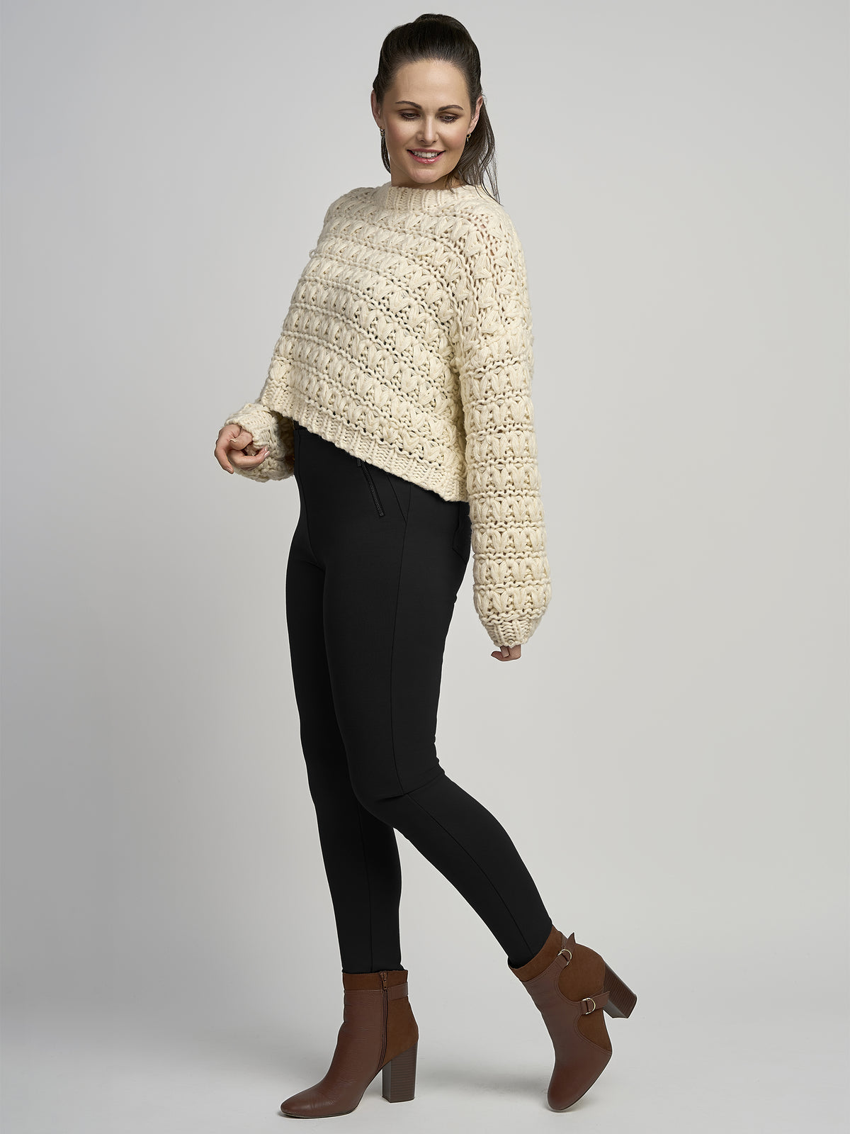 PINNS 420T/S Ponte Pull Up Legging