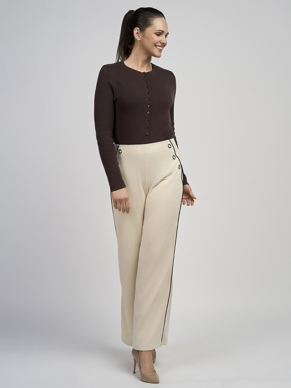 PINNS 778T Super Soft Wide Leg Trouser