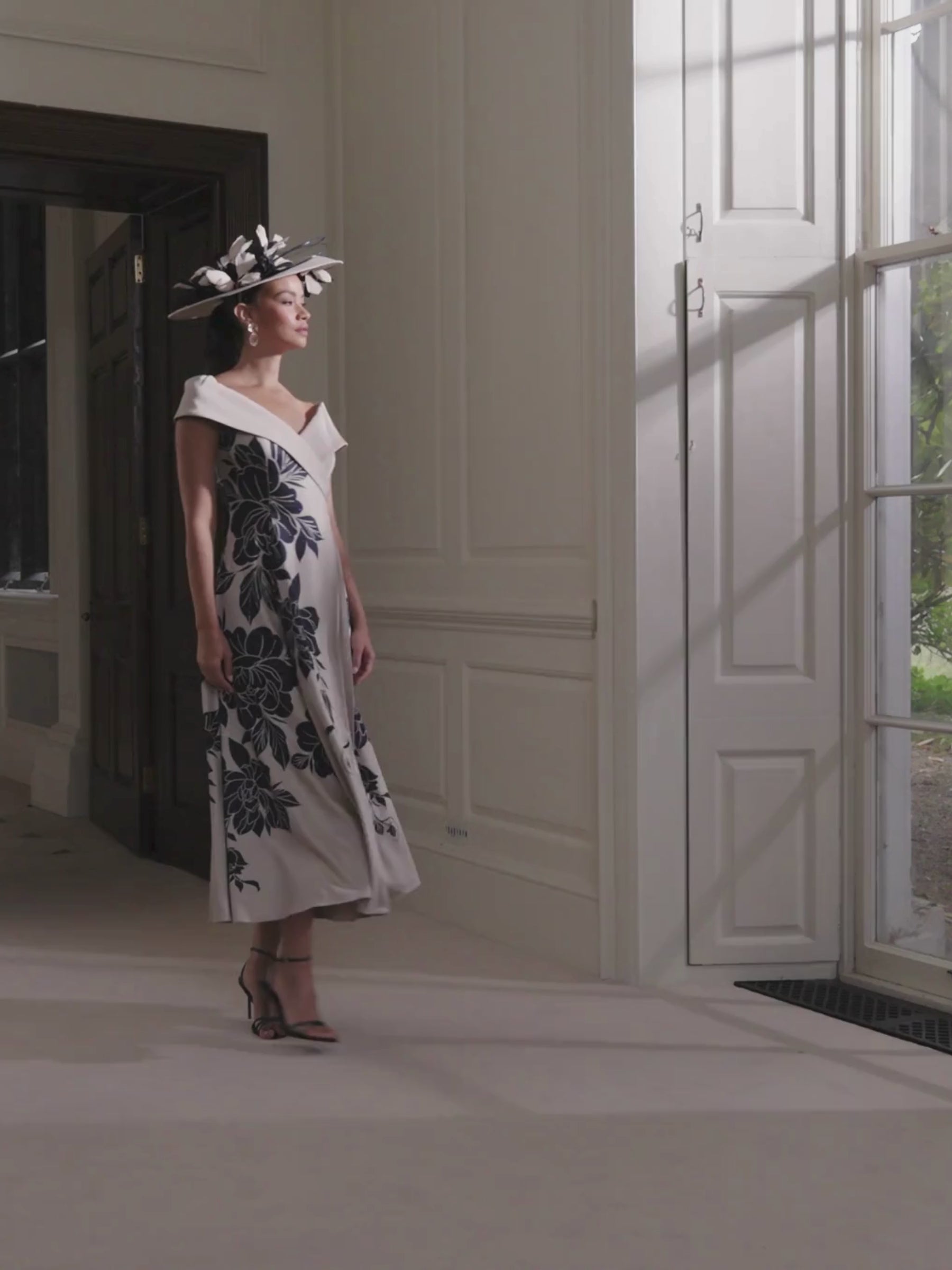 John Charles 66774 Navy/Oyster Dress