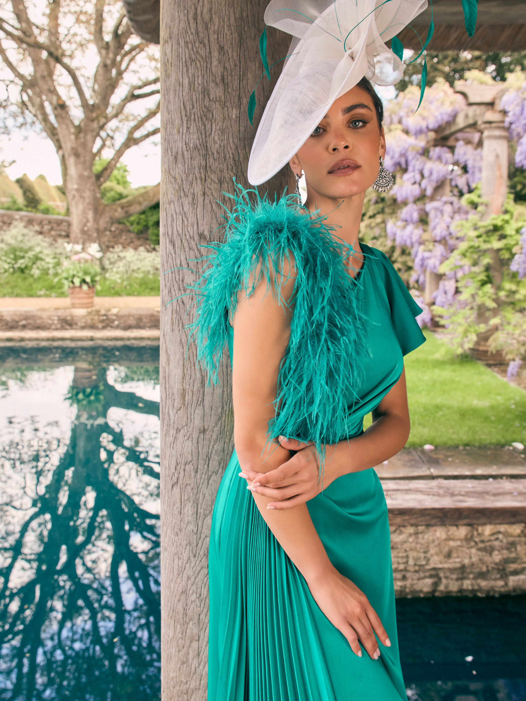 Veni Infantino 992756 Stone Green Dress