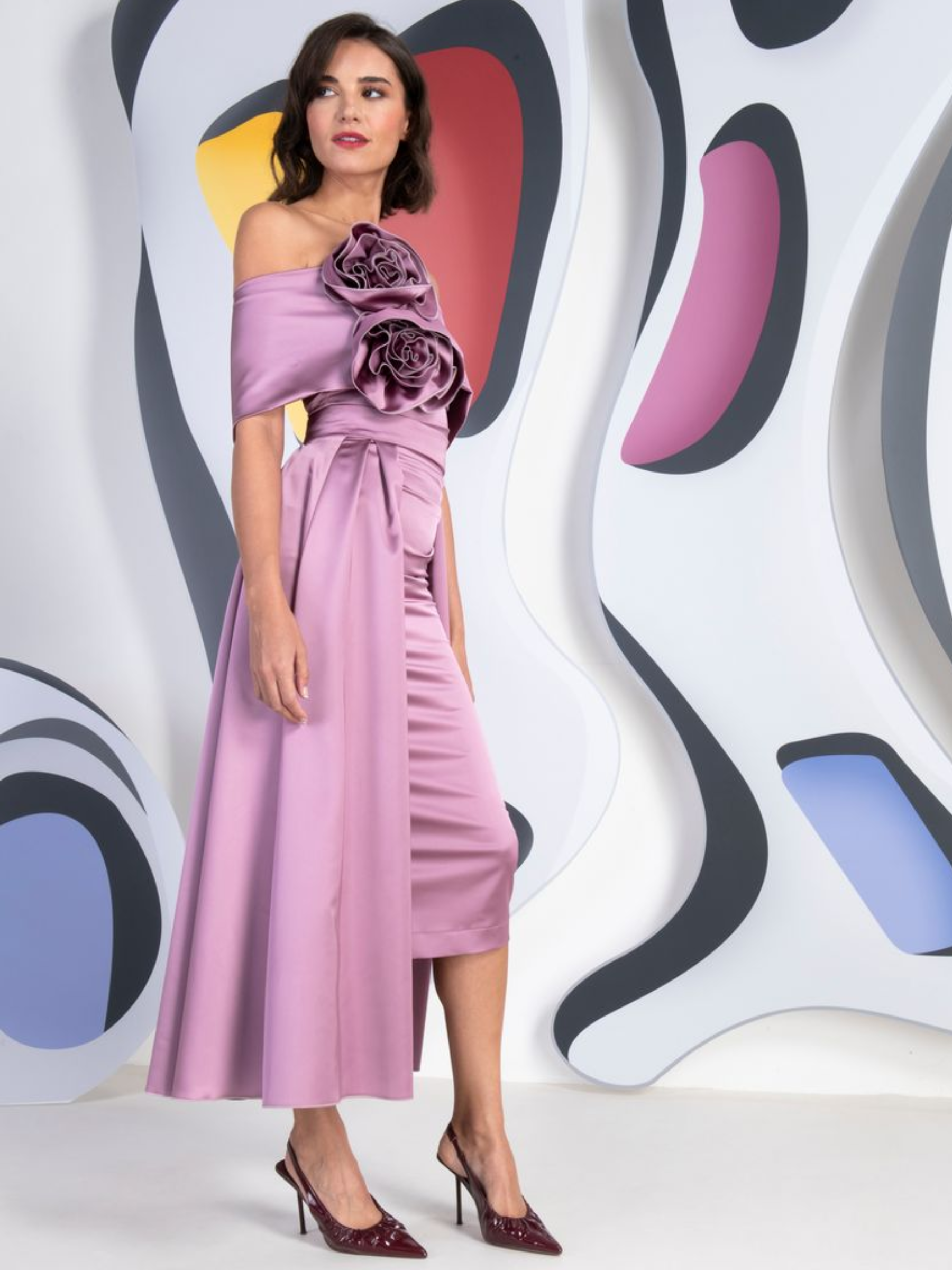 Kevan Jon Kris Lilac Dress