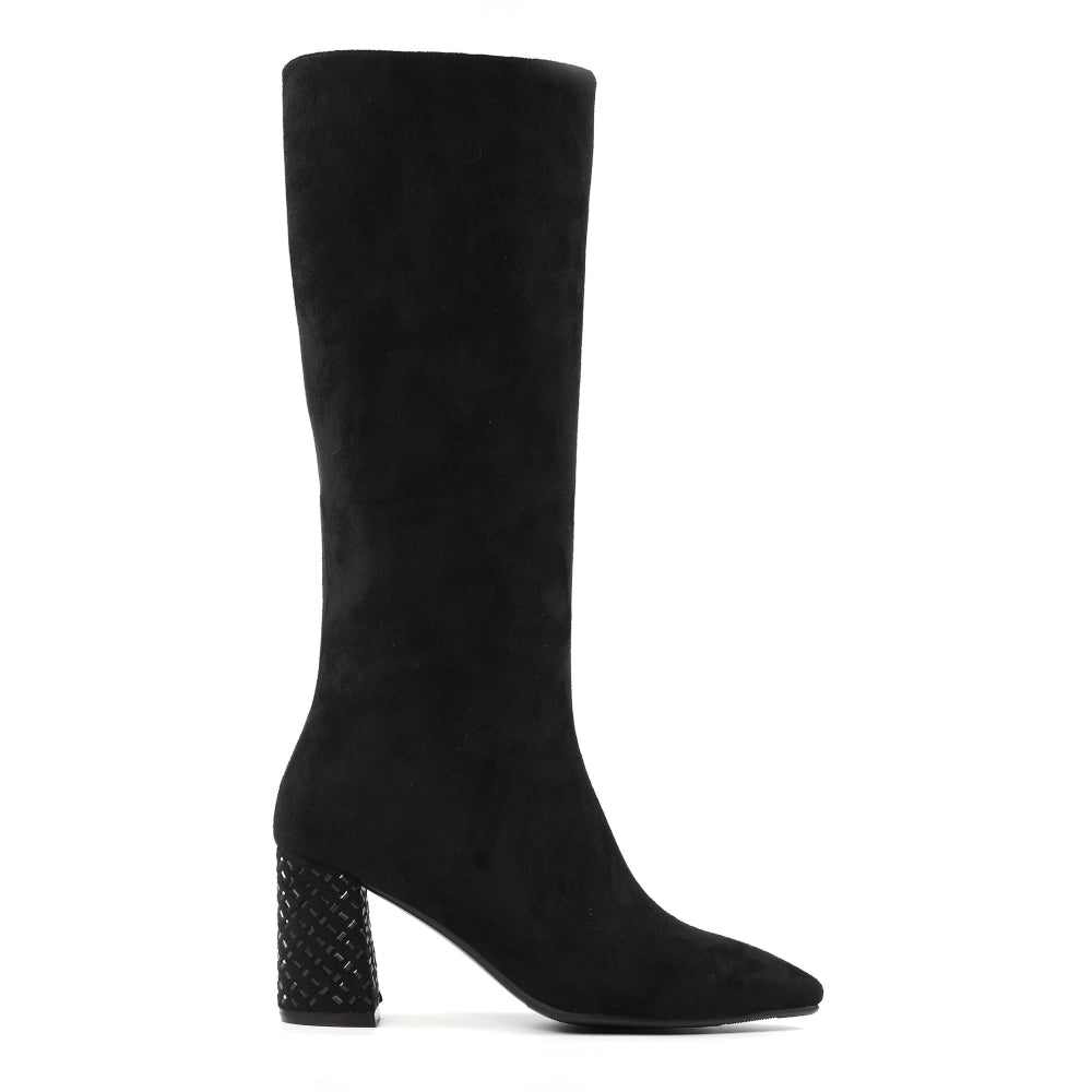 LUNAR - WITHAM BLACK LONG BOOT