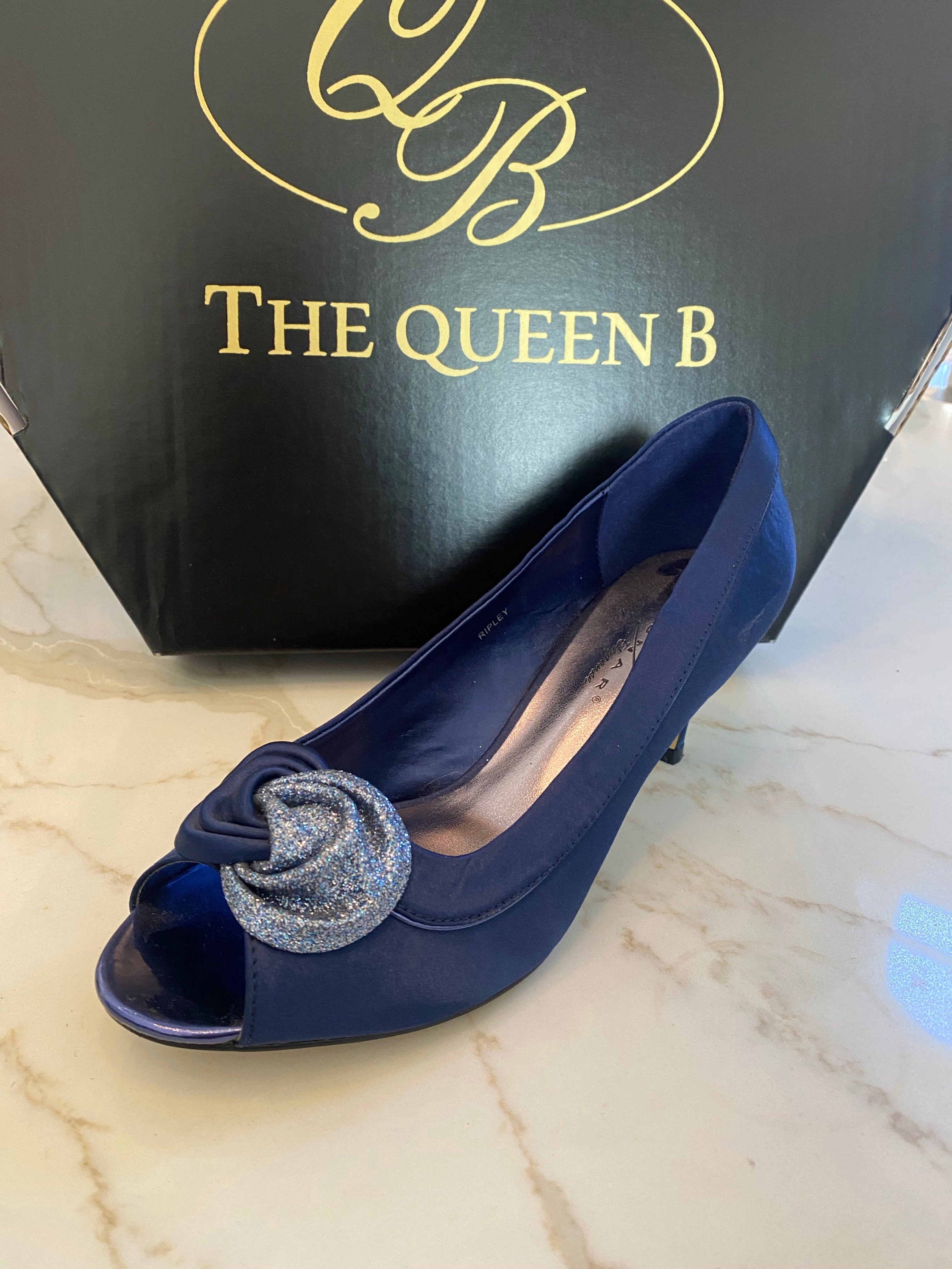 Size 4 LUNAR - FLR222 BL - RIPLEY - NAVY BLUE