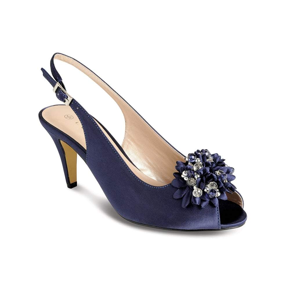 Size 3 LUNAR - FLR081 BL - SABRINA - NAVY BLUE