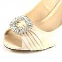 LUNAR - VALERIE - PEEP TOE SHOE - CHAMPAGNE