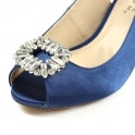 Size 4 - LUNAR - VENICE - SLING-BACK SHOE - BLUE