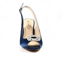 Size 4 - LUNAR - VENICE - SLING-BACK SHOE - BLUE